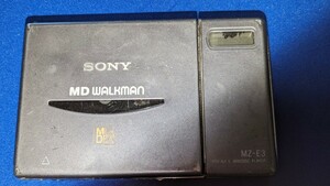 SONY MDウォークマン MD WALKMAN MZ-E3 ソニー ポータブルMDプレーヤー (動作確認品)