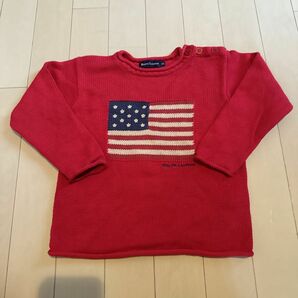 RalphLauren ラルフローレン 星国旗 国旗ニット