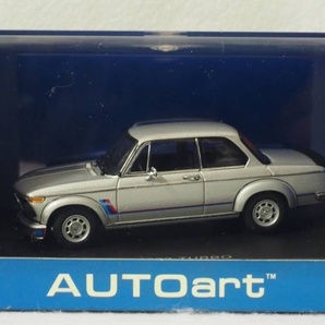 【稀少色!】Ж オートアート 1/43 BMW 2002 Turbo 1973 Silver 2002ターボ シルバー AUTOart Ж M3 E30 E36 1502 1602 1802 2002ti 2002ttiの画像7