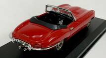 Ж ベストモデル 1/43 ジャガー Eタイプ スパイダー レッド JAGUAR E-TYPE Tipo ”E” Spider Red BEST MODEL 9027 Ж Daimler BOX MODEL_画像3