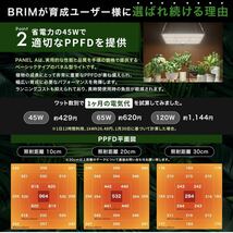 【開封のみ】BRIM(ブリム)★PANEL A 植物育成ライト LED パネル 【国内ブランド】フルスペクトル IR/UV 搭載 PL-A 3700K (2, 45W 温白色)_画像6