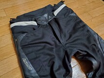 【M】HYOD D3Oメッシュレザーパンツ　M 膝パッド付　バイク ライディング ライダース　ヒョウドウ　軽量安全_画像3