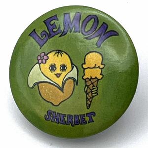 バスキン・ロビンス☆サーティワンアイスクリーム☆缶バッチ☆缶バッジ☆レモンシャーベット☆LEMON SHERBET