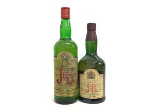 ウイスキー J&B 2本セット 750/760ml (I-2) 重量番号:4