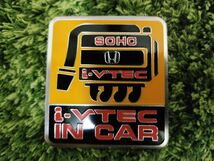 （新商品！）ホンダ【i-VTEC IN CAR】エンブレム ステッカー(C)_画像2