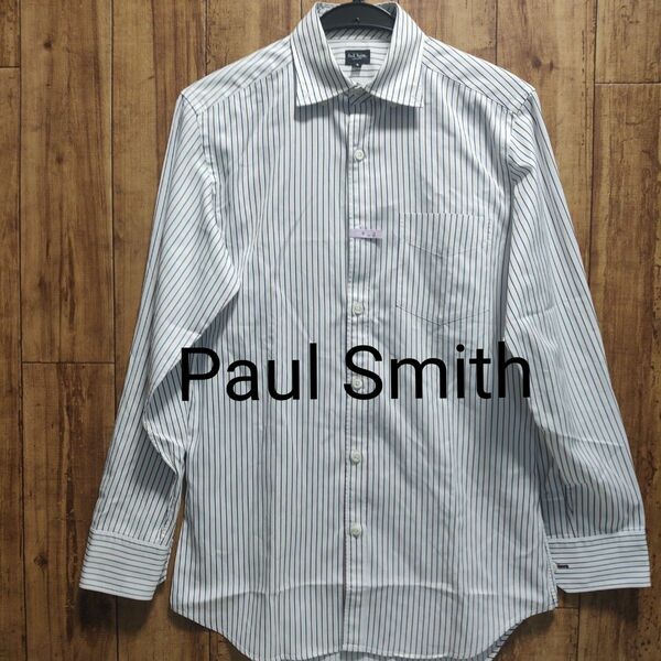 美品 Paul Smith London ポールスミス 長袖シャツ ストライプ ドレスシャツ