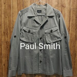 美品 Paul Smith ポールスミス 長袖 シャツ オープンカラーシャツ