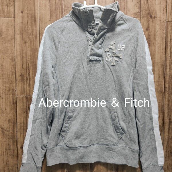 アバクロ Abercrombie ＆ Fitch ダメージ加工 スウェット プルオーバー トレーナー