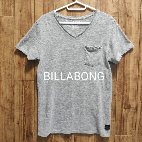BILLABONG ビラボン 半袖Ｔシャツ グレー ポケットTシャツ