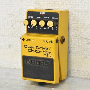 Σ1619 ジャンク品 BOSS OverDrive/Distortion OS-2 ボス エフェクターの画像1