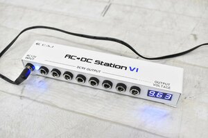 Σ1708 中古品 CAJ AC→DC Station VI カスタムオーディオジャパン エフェクター用パワーサプライ