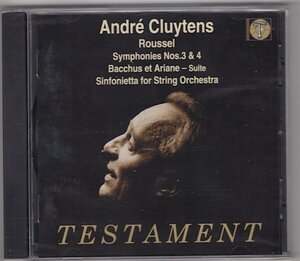 Andre Cluytens / Roussel : Symphonies 3 & 4, Bacchus Et Ariane - Suite, Sinfonietta For Strings Orchestr