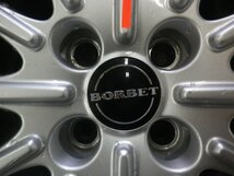 BORBET ボルベット♪16×7J PCD100 4H +45 ハブ56♪シルバー♪フィット ホンダ車向け♪ホイールのみ4本♪店頭手渡し大歓迎♪R603W39♪_画像6