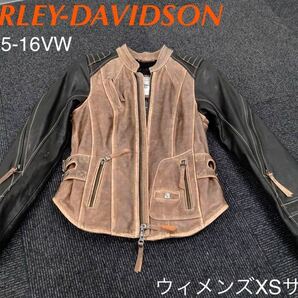 《HD485》ハーレーダビッドソン 純正 キャピトル レザージャケット ウイメンズ XSサイズ 98105-16VW 新品 未使用
