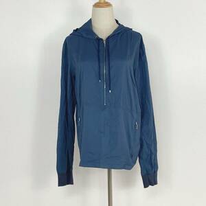 Z1444 A.P.C. アーペーセー レディース コットン マウンテンパーカー Mサイズ 万能 長袖 ネイビー 紺 カジュアルスタイル シンプル USED