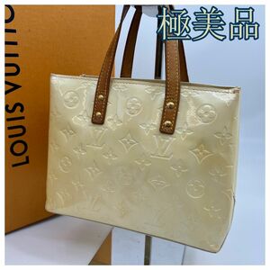 ルイヴィトン ヴェルニ モノグラム リードPMフューシャトートバッグハンドバッグ 人気 LOUIS VUITTON