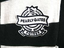 パーリーゲイツ PEARLY GATES ベスト サイズ4 ネイビー　ブルゾン ボーダー ジップ メンズ ゴルフウェア リバーシブル _画像5