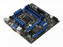 MSI H77MA-G43 LGA 1155 Intel H77 SATA 6Gb/s USB 3.0 Micro ATX Intel Motherboard_画像1