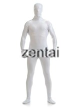 全身タイツ 白 男性女性兼用 2XLサイズ ゼンタイ コスプレ ZENTAI レオタード ボディースーツ 仮装 イベント コスチューム 戦隊_画像7