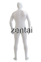 全身タイツ 白 男性女性兼用 2XLサイズ ゼンタイ コスプレ ZENTAI レオタード ボディースーツ 仮装 イベント コスチューム 戦隊_画像9