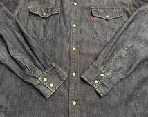 【VINTAGE】Levi's / 長袖デニムウエスタンシャツ /SIZE:XL / 90s / 97年製 / リーバイス / 香港製 / MADE IN HONG KONG / 60502-5201_画像4