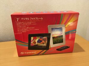 Transcend デジタルフォトフレーム 7インチ 内蔵メモリー2GB 解像度800×600 ホワイト TS2GPF730W-J