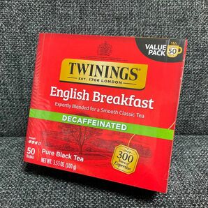 TWININGS トワイニング　デカフェ　イングリッシュブレックファスト　紅茶