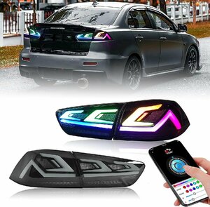  Mitsubishi Lancer Evolution X Lancer Evolution 10 tail lamp CZ4 App opening animation color setup possibility RGB opening animation 2008-2017