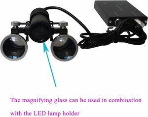  tooth . surgery medical care for . eye magnifying glass magnifier, tooth . hand . for magnifier 2.5X / 3.5X magnification . eye tooth . magnifier,LED head light, experiment . for research for magnifier 