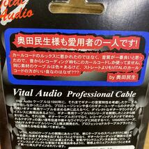 Vital Audio VPC WH ギター　シールドケーブル　限定生産ホワイトバージョン　奥田民生も絶賛のカールコード　キーホルダーカポタスト無し_画像3