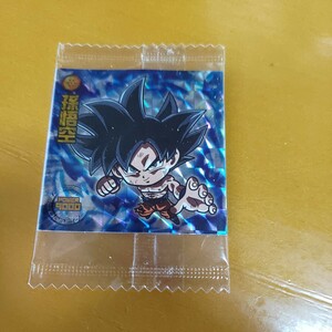 ウエハース　ドラゴンボールシリーズ　「身勝手の極意、兆、孫悟空、W6-07」シークレット キラキラ　レアカード　レトロ　懐かしい！