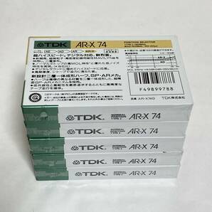 【未開封】TDK AR-X 74 5本セット ノーマルポジション カセットテープ NORMAL POSITION TYPE-Ⅰ for CDの画像4