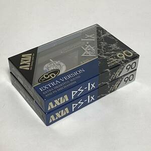 【未開封】AXIA PS-Ⅰx 90 2本セット ノーマルポジション カセットテープ NORMAL POSITION TYPE-Ⅰ for CD EXTRA VERSION