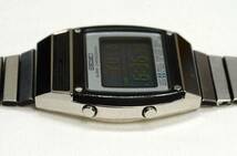 ☆ 昭和レトロ　SEIKO　セイコー　A359-4000　Lcd Quartz alarm Chronograph　可動品　バッテリー交換済み　Vintage Digital！_画像7