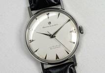 ☆ シンプルダイアル SEIKO セイコー LAUREL ローレル 初期型 17JEWELS 手巻き ホワイト クサビインデックス J14000 Vintage Seiko！_画像1