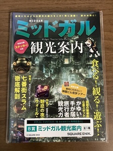 FINAL FANTASY7 REBIRTH発売記念くじ B賞 ミッドガル観光案内 / FF7