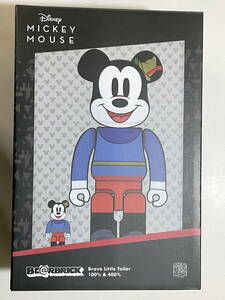 □　BE@RBRICK MICKEY MOUSE “Brave Little Tailor" 100％ & 400％