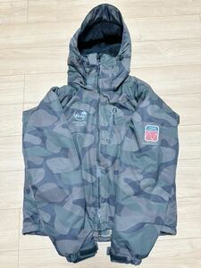 J29:希少！状態良好！マズメ MZX TIDE MANIA ALL WEATHER JACKET POP V 3L（XX-Large） カモ MZXFW-080 フィッシング