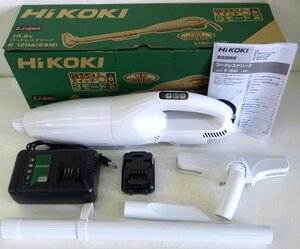 ☆美品!HiKOKI ハイコーキ 10.8V コードレスクリーナ 乾式【R12DA】充電器・バッテリー1個付☆