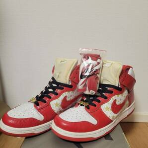 NIKE ダンクSB HI SUPUREM『Red Stars』DUNKSB ナイキ ダンク エアマックス ジョーダン ズーム の画像3