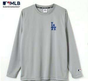 即決 MLB ロサンゼルス・ドジャース メンズ ドライメッシュ ロングスリーブTシャツ【L】新品タグ付き 大谷翔平 山本由伸 ロンT 長袖Tシャツ