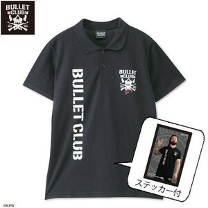 即決 新日本プロレス バレットクラブ メンズポロシャツ【L】新品タグ＆シール付き BULLET CLUB デビット・フィンレー Tシャツ