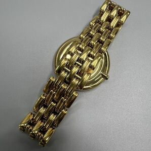 Christian Dior ディオール 腕時計 黒文字盤 ゴールド ユニセックス 電池切不動 GSH032501の画像5