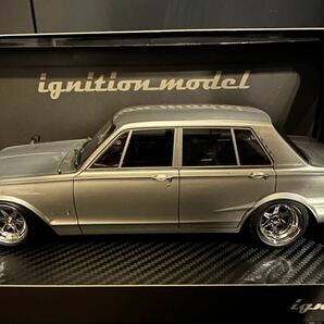 [IGホイール交換] 1/18 IG0750 Nissan Skyline 2000 GT-R PGC10 Silverイグニッションモデル ignition model ハコスカ KPGC10 スカイラインの画像2