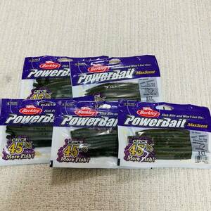 【新品未開封】Berkley バークレイ　　マックスセント　ジェネラル general　 5点セット　8CT ワーム 釣具 