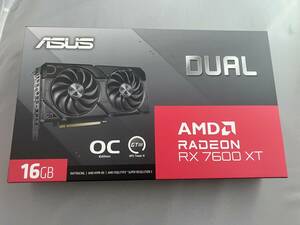 ASUS Dual Radeon RX 7600 XT OC Edition 16GB GDDR6 DUAL-RX7600XT-O16G