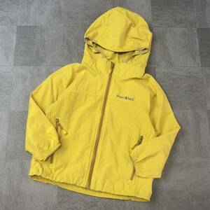 Mont-Bell Montbernylon куртка Nylon Parker Outdoor Outdoor Yellow Kids размер 100 детей