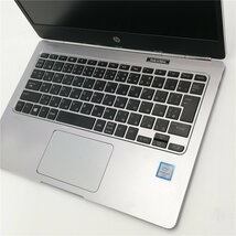1円～ 日本製 軽量 薄型 ノートPC 12.5型 hp EliteBook Folio G1 中古美品 第6世代CoreM 8GB 高速SSD 無線WiFi Bluetooth Windows11 Office_画像7