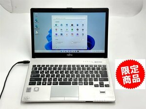 驚き価格 送料無料 高速SSD 13.3型 ノートパソコン 富士通 S935/K 中古 第5世代Core i5 6GB 無線 Wi-Fi Bluetooth カメラ Windows11 Office