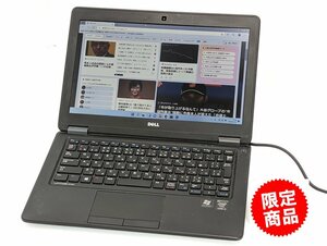 1円スタート Windows11 Office 高速SSD 8GBメモリ 12.5型 ノートパソコン DELL E7250 中古良品 第5世代i5 無線 Bluetooth カメラ 即使用可